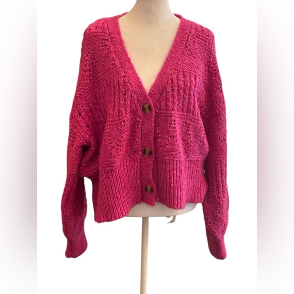 New Haptics Women's Pink Knit Sweater